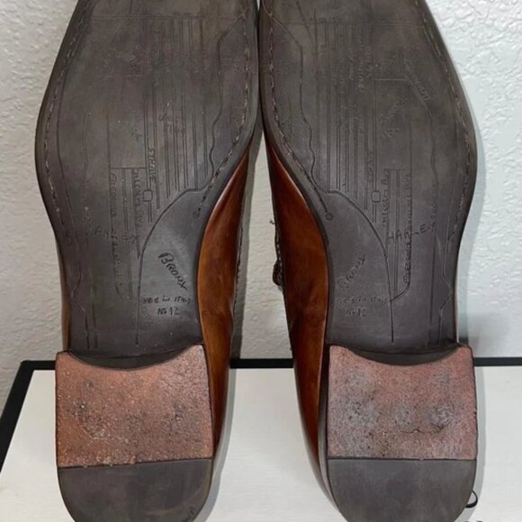 To Boot New York Adam Derrick 60751 Penny Loafer Brown Leather Dress Mens Sz 12 - Picture 11 of 11